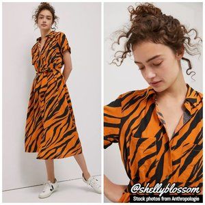 NWT Anthropologie Maeve Tereza Midi Shirtdress